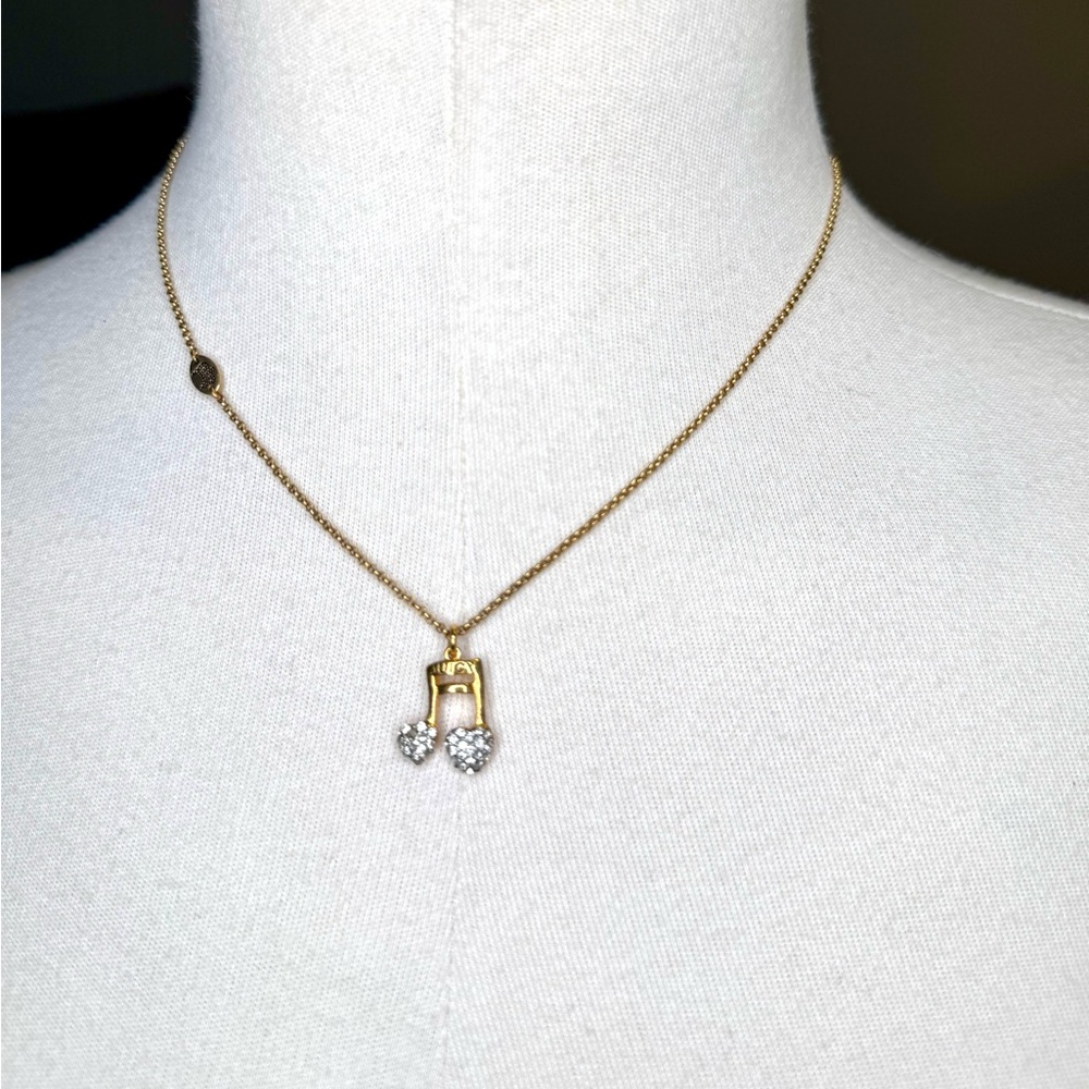 Juicy Couture musical note necklace